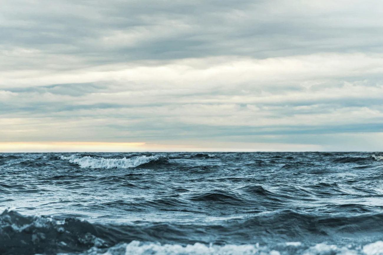 Stormy ocean